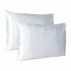 Coupon ✔️ Amelia White Solid Color Satin Queen Pillowcases (Set of 2) by HomeRoots 🤩 -Allied Home Shop homeroots pillowcases 2000387913 64 1000