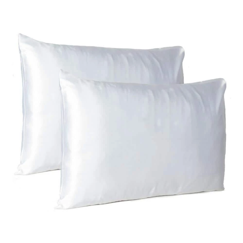 Coupon βοΈ Amelia White Solid Color Satin Queen Pillowcases (Set of 2) by HomeRoots π€© 3 Coupon βοΈ Amelia White Solid Color Satin Queen Pillowcases (Set of 2) by HomeRoots π€©