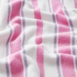 Hot Sale 🔥 Company Kids Stripe Yarn-Dyed Pink Striped Cotton Single Bath Towel by Company Kids by The Company Store 🧨 -Allied Home Shop pink company kids by the company store bath towels 59079 bath pink 40 1000