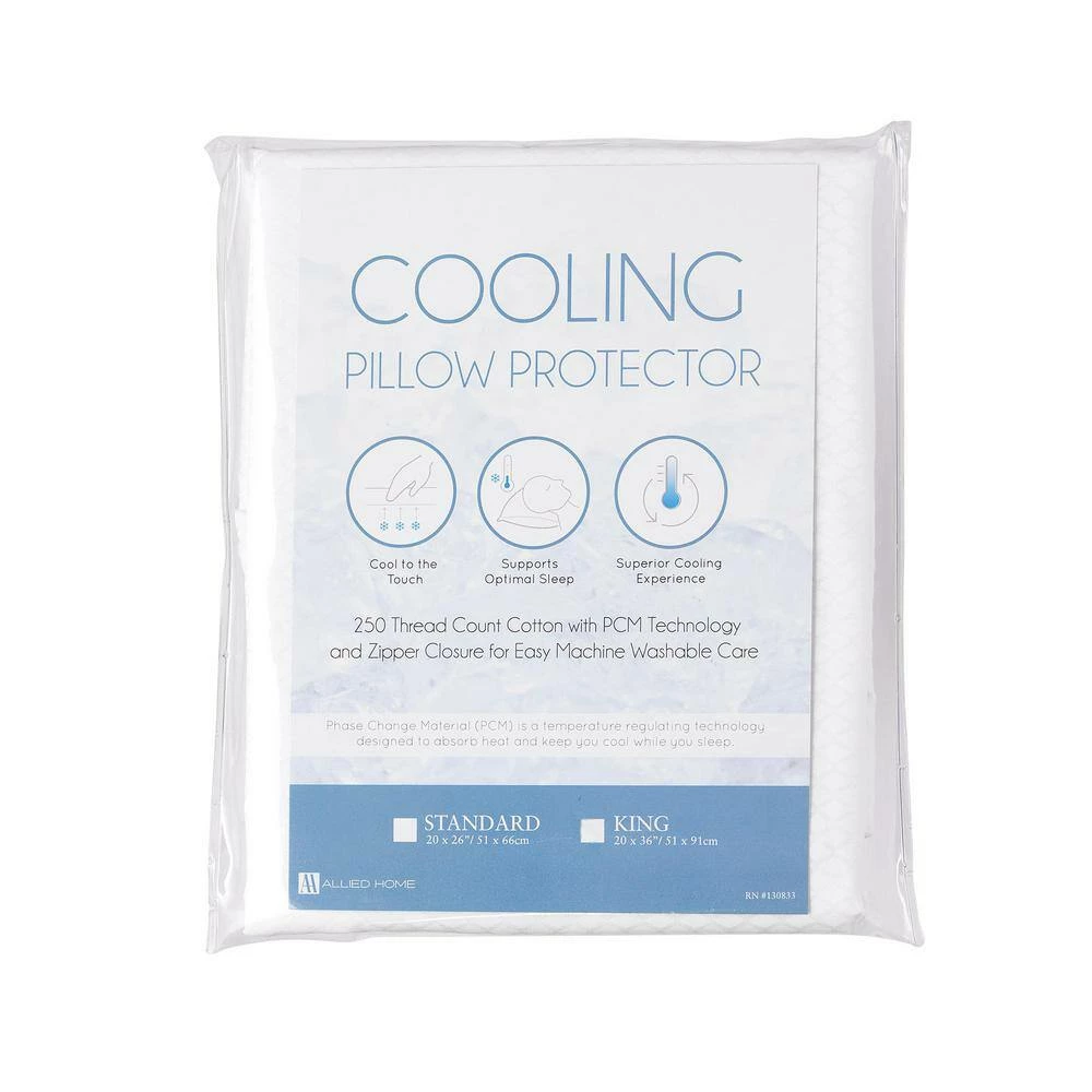 Outlet π Serenity Cool Sleep Pillow Protector by Allied Home βοΈ 5 Outlet π Serenity Cool Sleep Pillow Protector by Allied Home βοΈ - Image 3